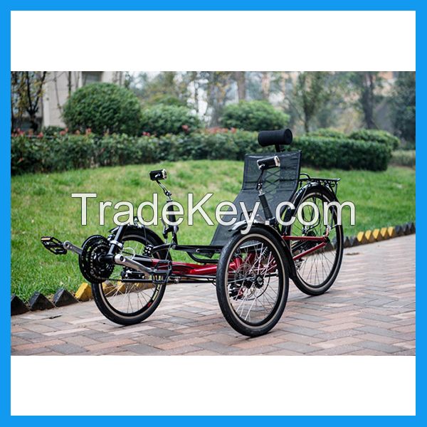 tadpole recumbent tricycle 3 wheel bike foldable trike