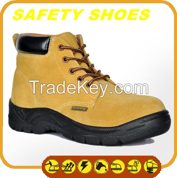 heavy duty and comfortable steel toe industrial safety shoes