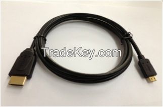 HDMI AM to Micro HDMI D type Cable