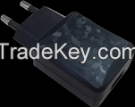 USB Power Adapter Euro Type 5V 2A with Texture Design