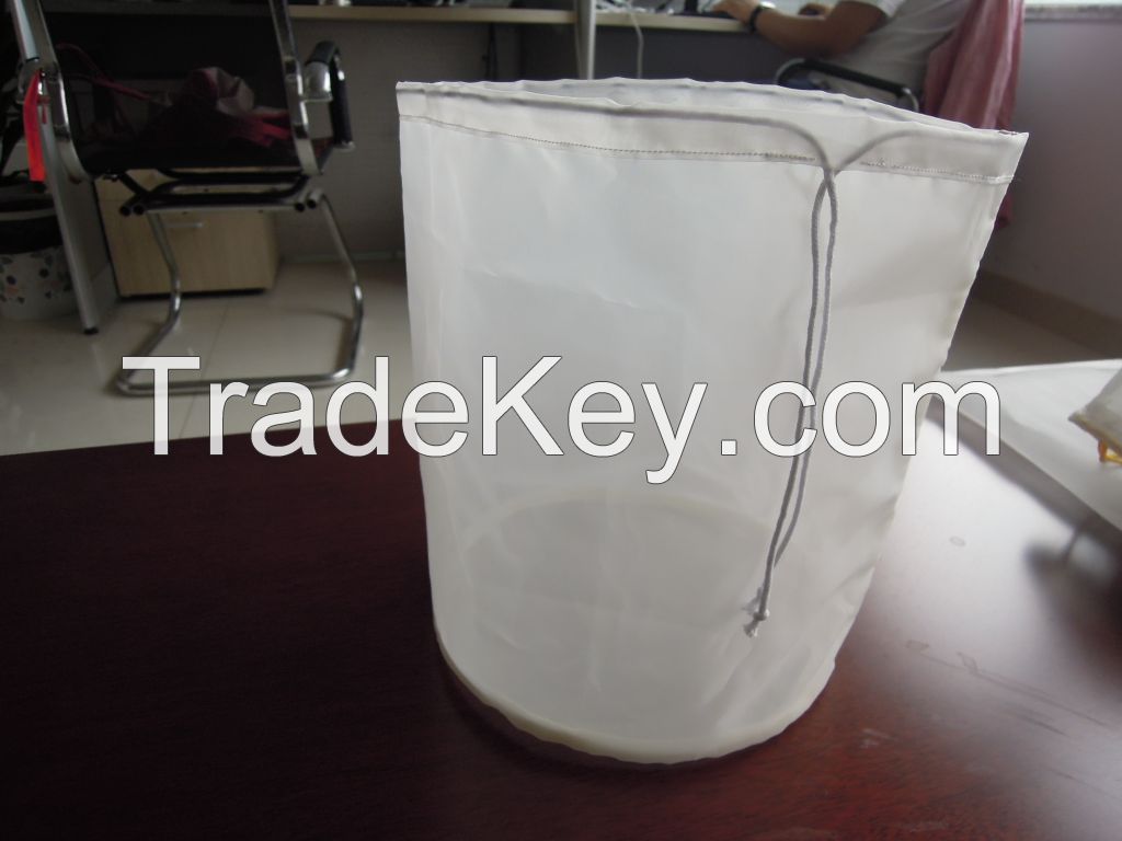 Food grade round bottom/oval  nylon nut milk bag