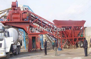 50m3/h Fixed Skip Type Small Concrete Batching Plant Price
