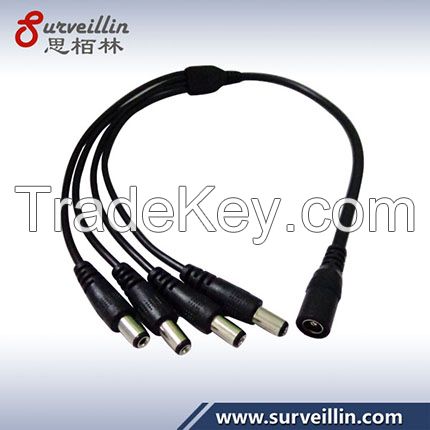 DC Power Cable 4-way splitter cable