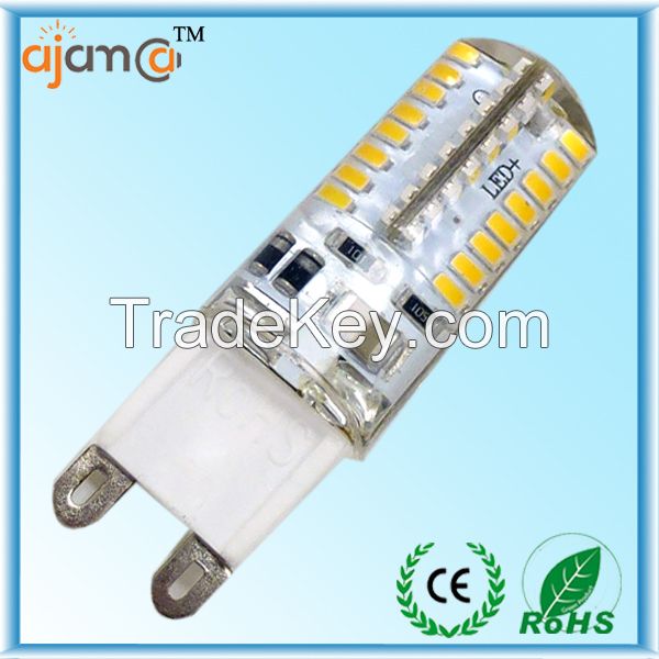 Silicon 2.5w high power G9 led bulb lighting with 3years warranty