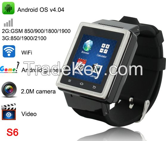 Cheapest 3G smartphone watch with android 4.0 systerm