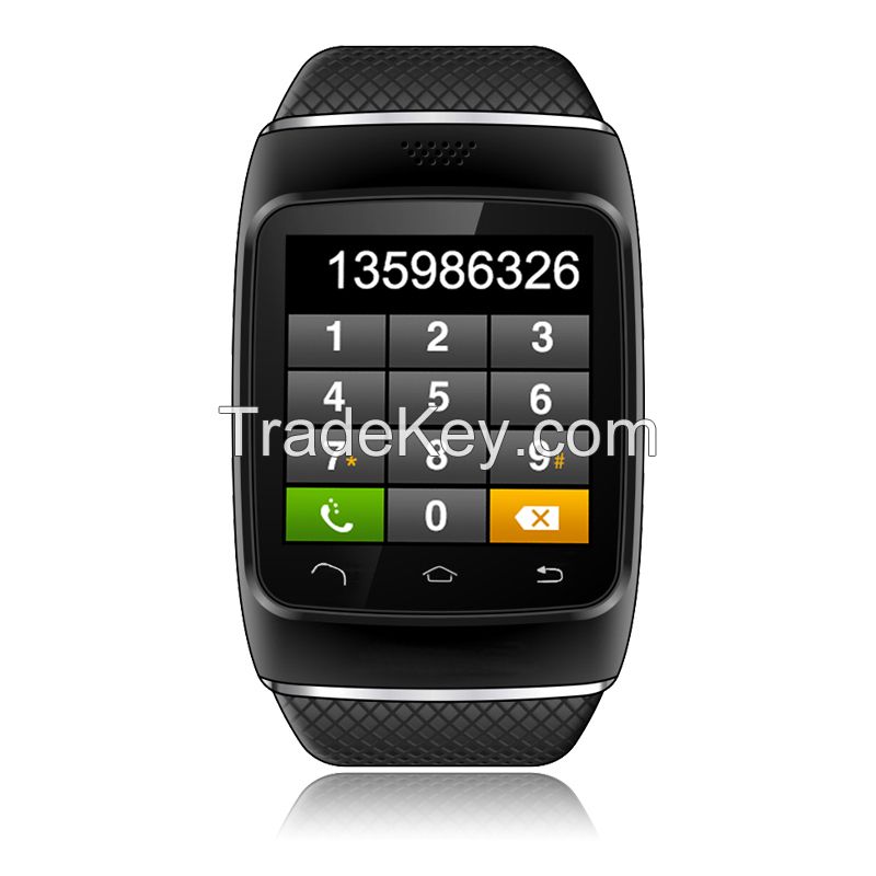 Smart bluetooth watch with capacitance touch screen/Good assistant for Smartphone