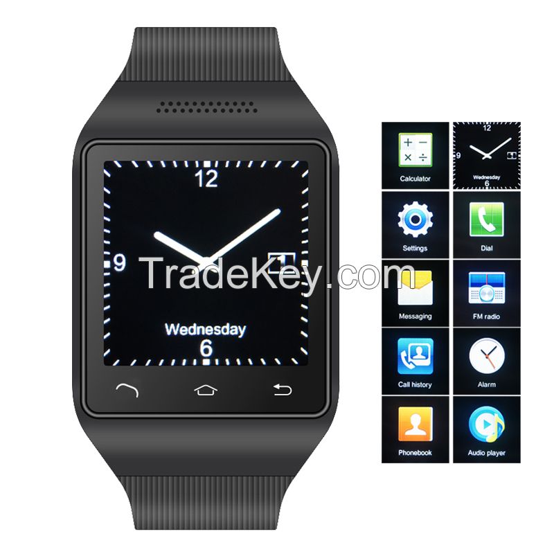 2014 The Cheapest Watch phone with capacitance touch screen