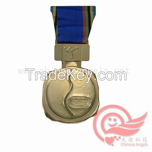 custom 3D medal,solid metal sports medal factory