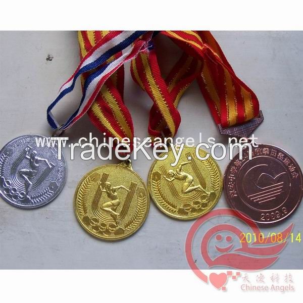 custom 3D medal,solid metal sports medal factory