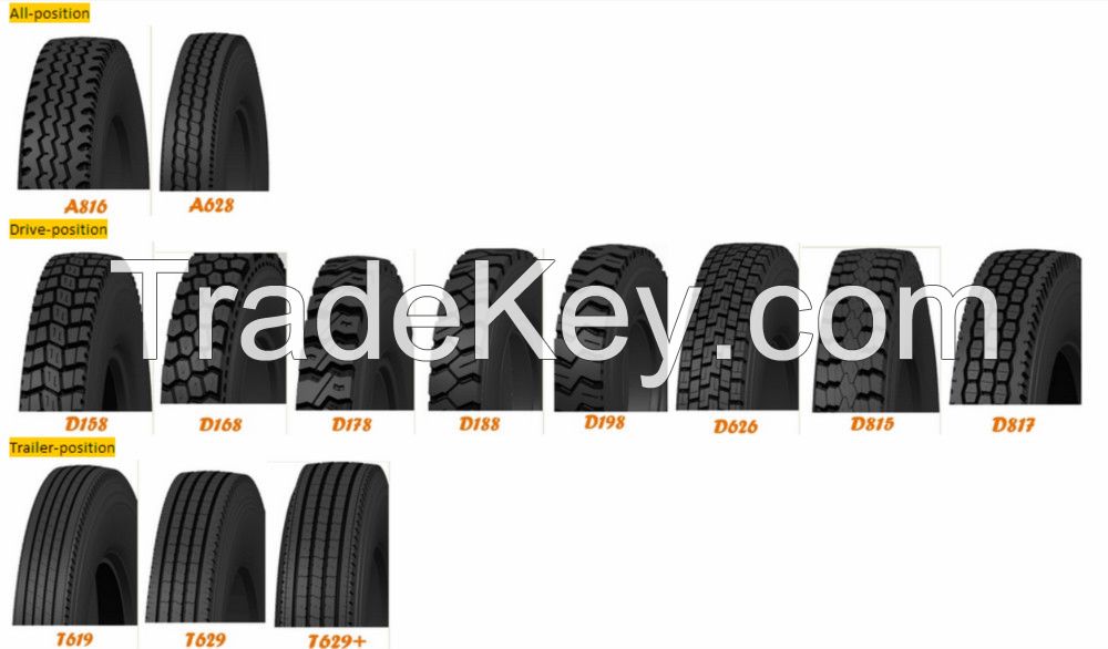 SOARAWAY D158 295 75 22.5 Truck Tire, Michelin Truck Tire 7.50R16, All