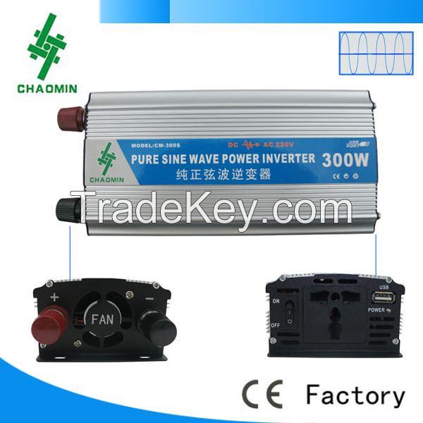 High quality 300w DC12V/24V to AC110V/220v Pure Sine Wave Inverter