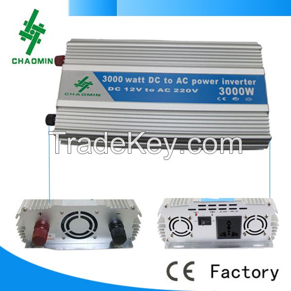 Off grid 3000w Inverter DC12V/24V to AC110V/220V Solar Power Inverter Factory