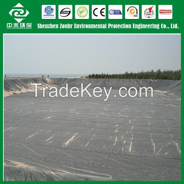 geomembrane for slope protection;hdpe/ldpe/lldpe/pvc/eva geomembrane