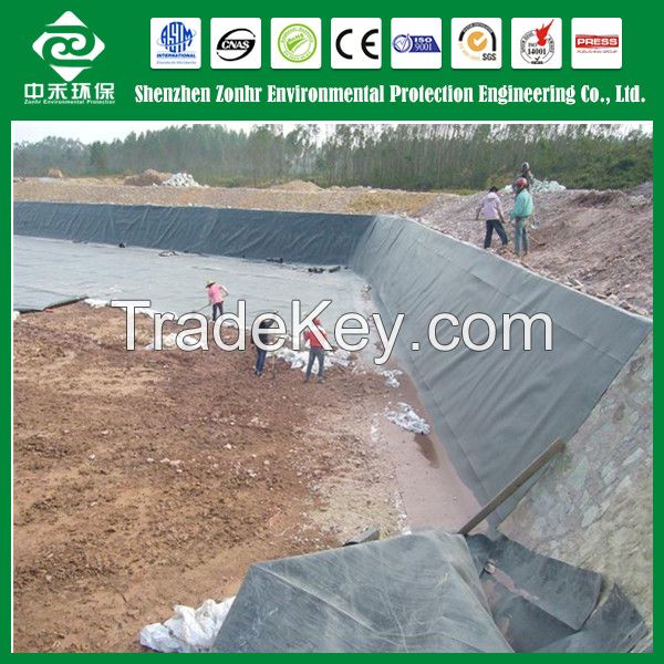 geomembrane for landfill;hdpe/ldpe/lldpe/pvc/eva geomembrane