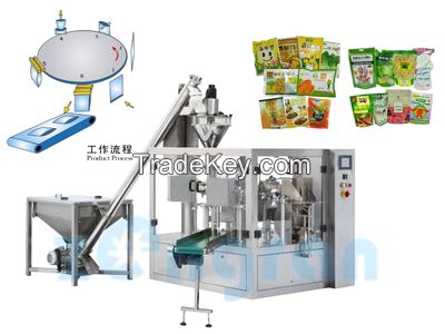 rotary bag given packing machine