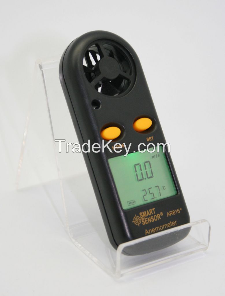 Smart Sensor Air Flow Anemometer AR816+