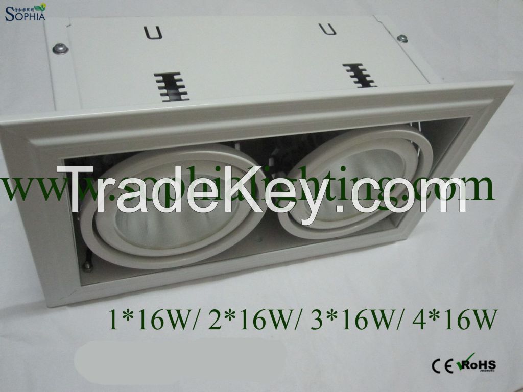 Excellent LED downlight, power 10W to 105W, 3 years warranty, PF>=0.9