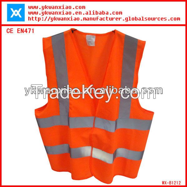 high visibility reflective safety vest comply with EN471