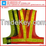 high visibility reflective safety vest comply with EN471