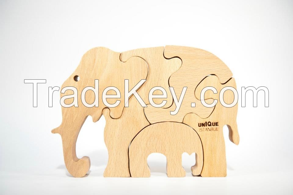 Wooden Puzzles / Animal Series