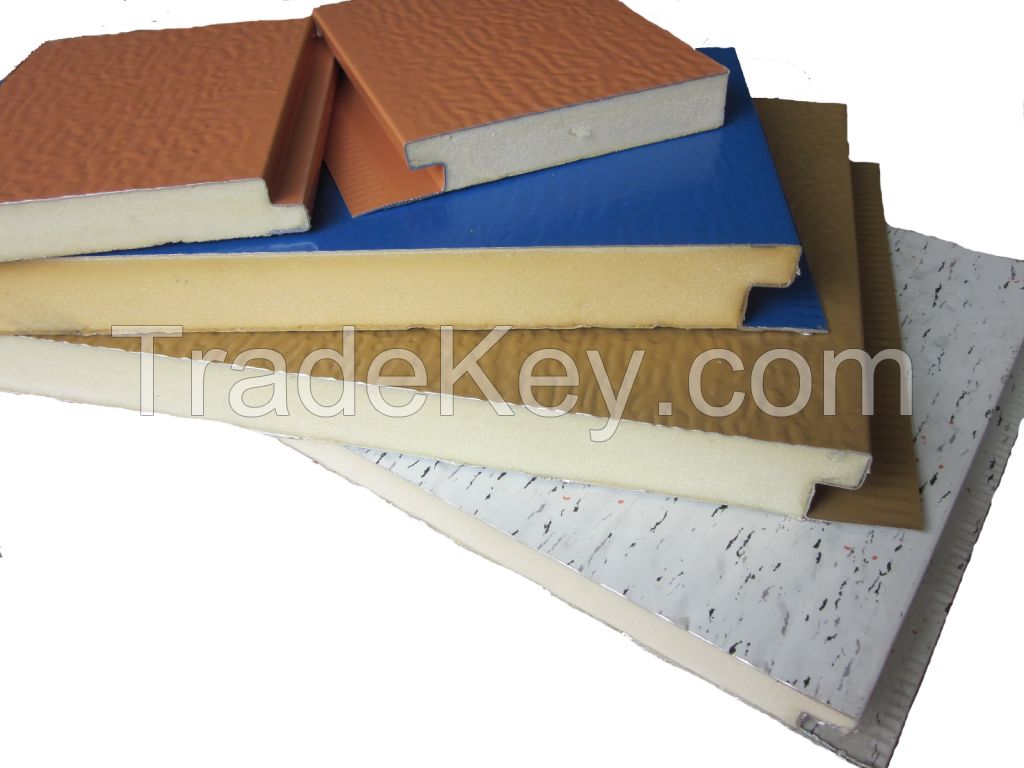 Exterior Wall Polyurethane Insulation Sandwich Panel