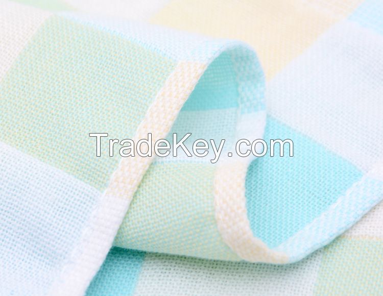 Pure cotton double gauze children towels 27*50cm