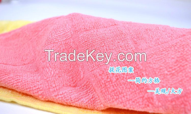 bamboo fiber small square baby towels