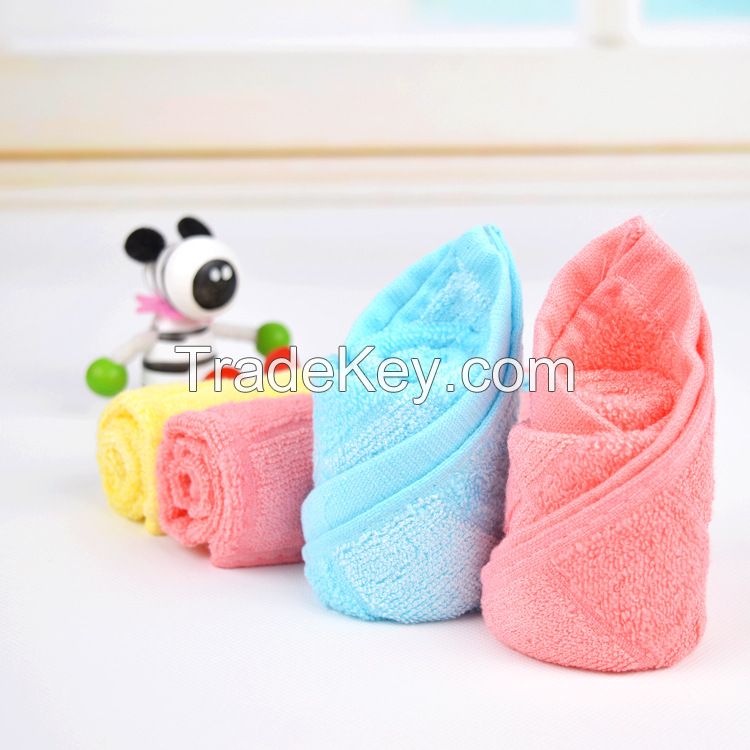 bamboo fiber small square baby towels
