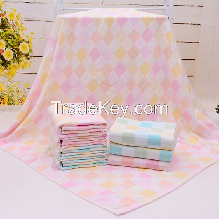 good quality 100% cotton towelling coverlet for baby