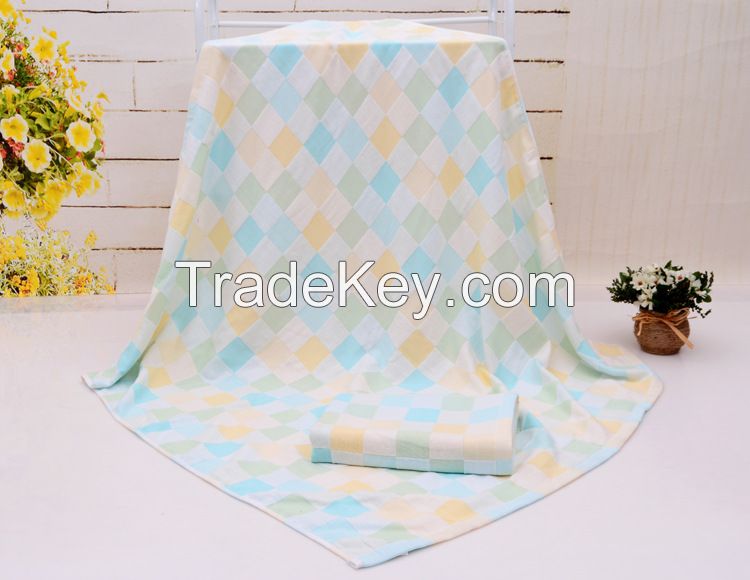 good quality 100% cotton towelling coverlet for baby