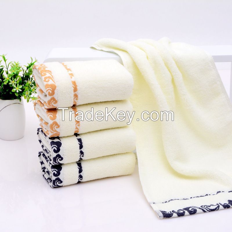 good quality 100% cotton jacquard towels