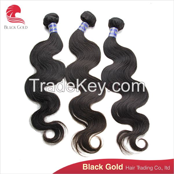 Unprocessed body wave hair, Cambodian hair cheap sale