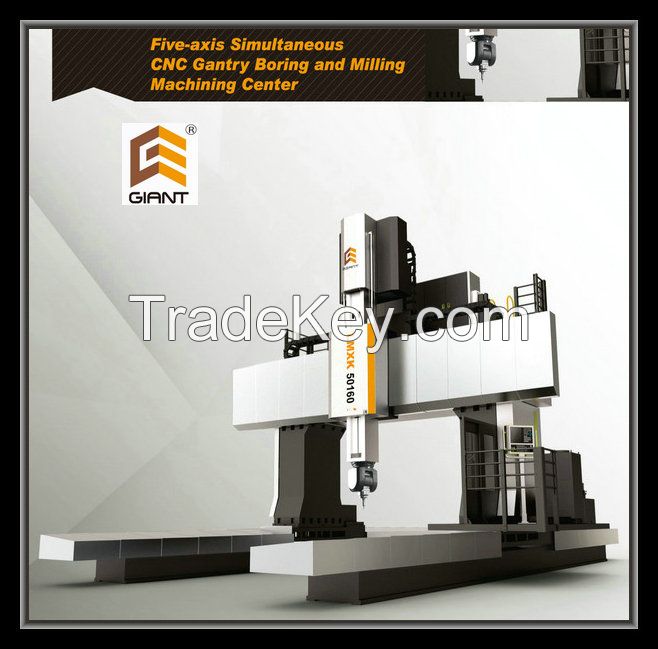 5axis linkage CNC gantry boring and milling machine center