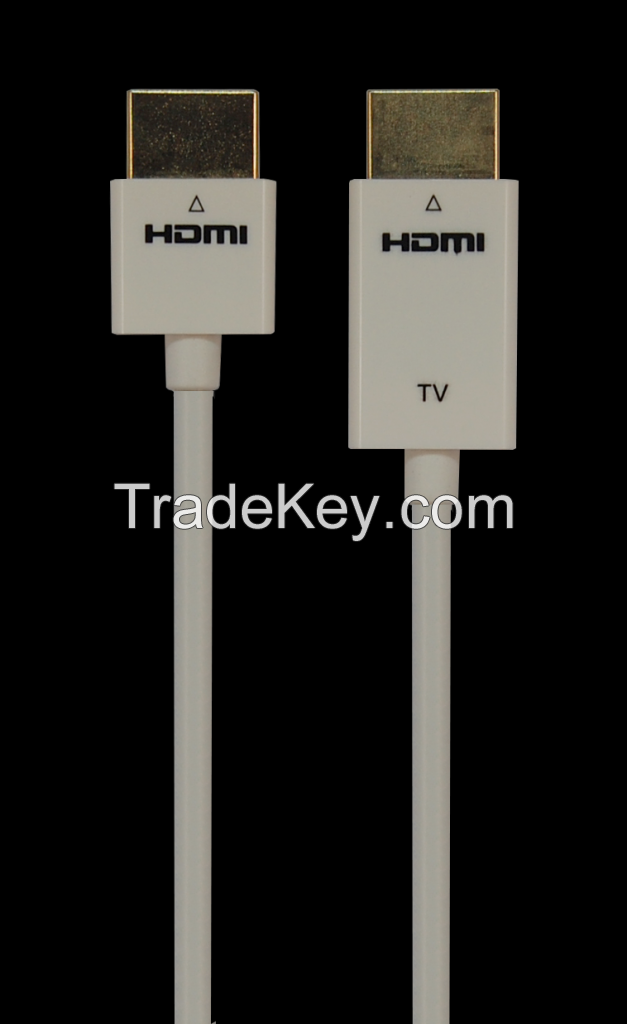 Ultra Slim HDMI Cable- ABS Shell with Redmere IC