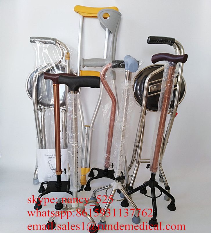 Rehabilitation Therapy Supplies light aluminum alloy walking stick walking cane for the old person