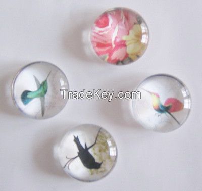 high quality souvenir glass fridge magnet made in china