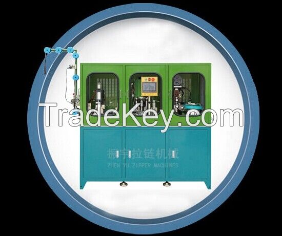 Auto Film Zipper Sealing, punching holes, pin and box fixing 3 union Machines