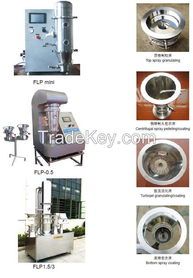 granulating equipment  dryer mixer coater extruder