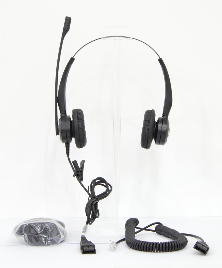 Binaural Style Hotest selling Call Center Headset QD Function