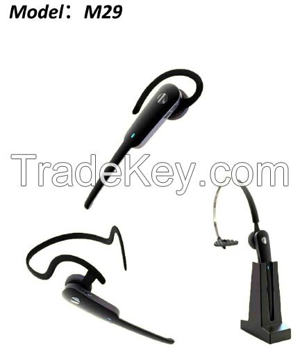 3 In1 Wireless Bluetooth Headset With Noise-canceling. CE Approval