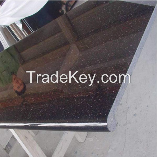 black galaxy granite countertop