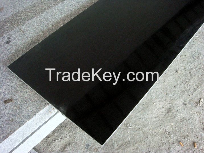 Mongolia black granite tile