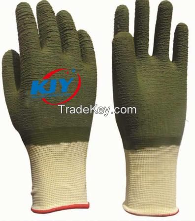  Latex Polyester Liner Glove