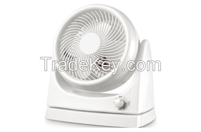 10 inch air circulator with 3 speed, 90 vertical adjustable fan head, 90 oscillation