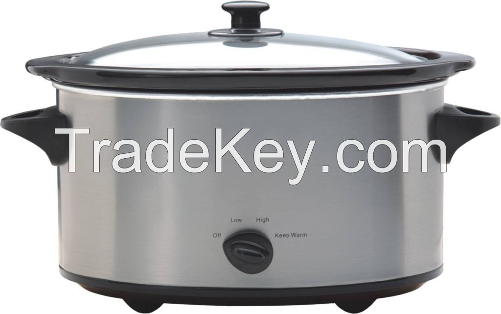 3.5L oval slow cooker