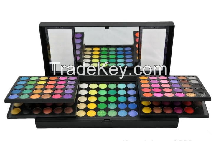 180 waterproof makeup multi colored eyeshadow palette