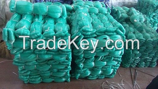 Green nylon fishing nets,0.20mm-0.25mm-0.30mm