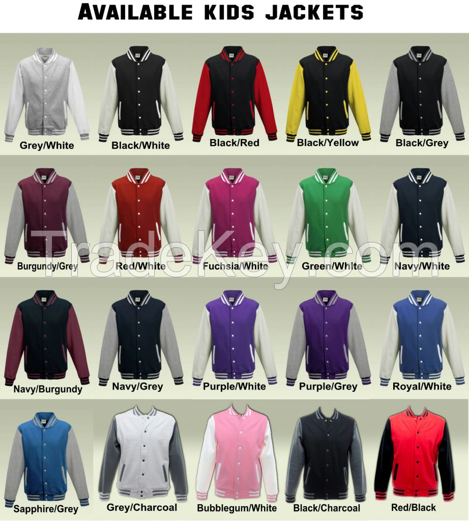 wholesale customised with logo varsity jacket football baseball cheerleader dance team Letterman