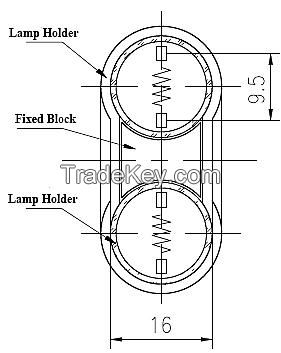 28W U Shape Ultraviolet Germicidal Lamp