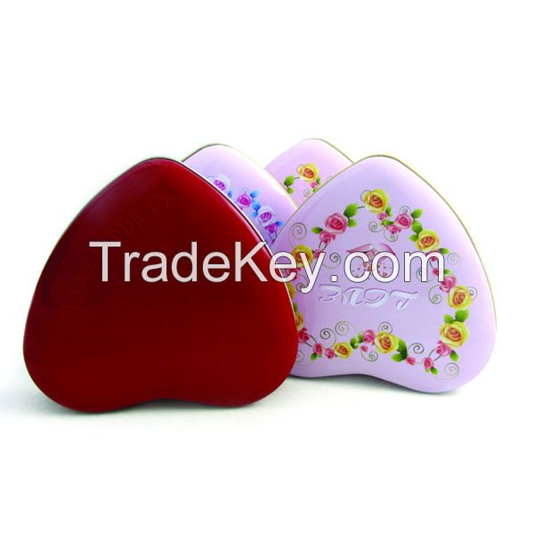 heart shape tin box for Christmas